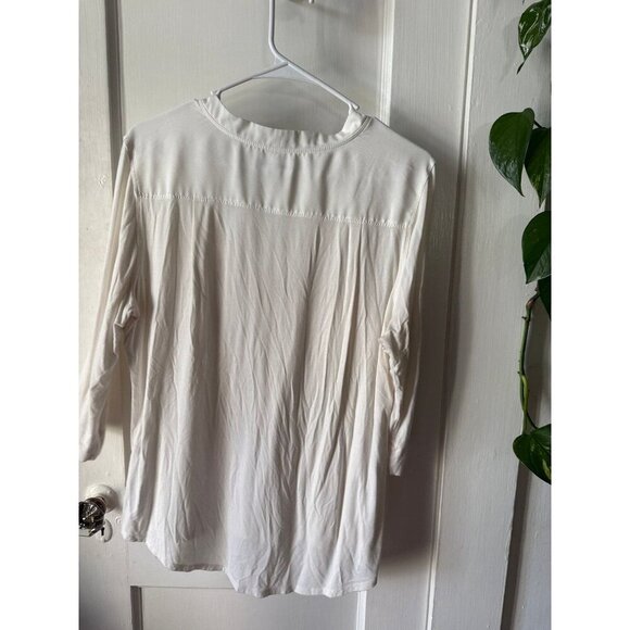 Calvin Klein women’s size medium white blouse - Picture 6 of 7